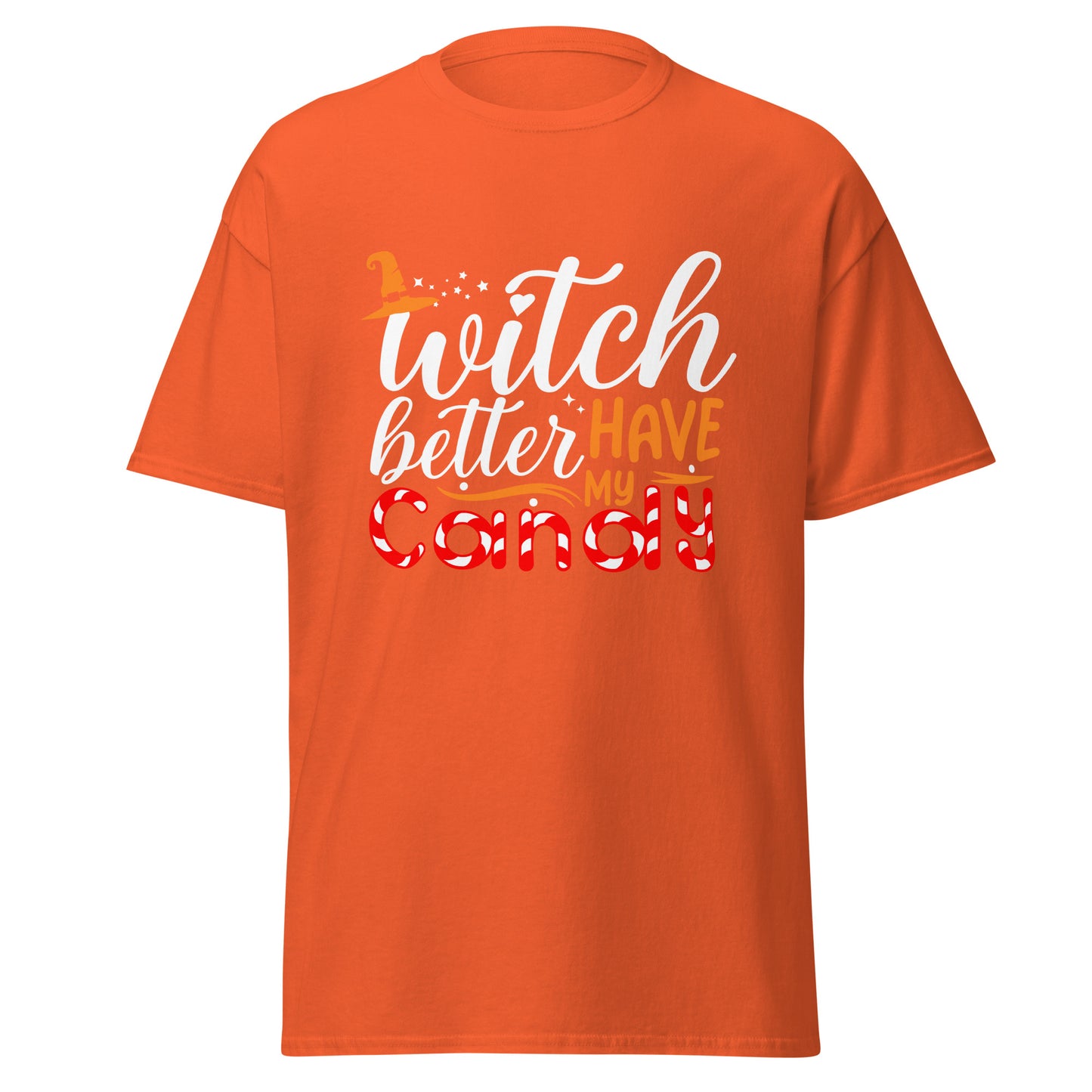 WWitch Better Have My Candy, Halloween-Design, weiches T-Shirt aus schwerer Baumwolle