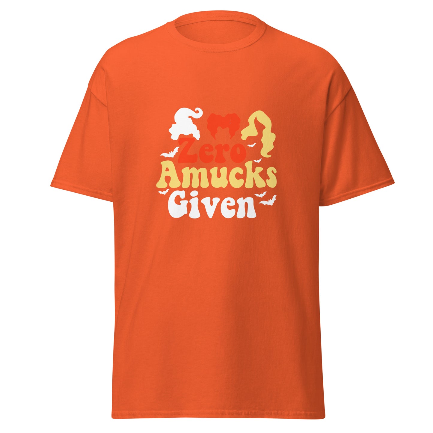 Zero Amucus Given, Halloween-Design, weiches T-Shirt aus schwerer Baumwolle