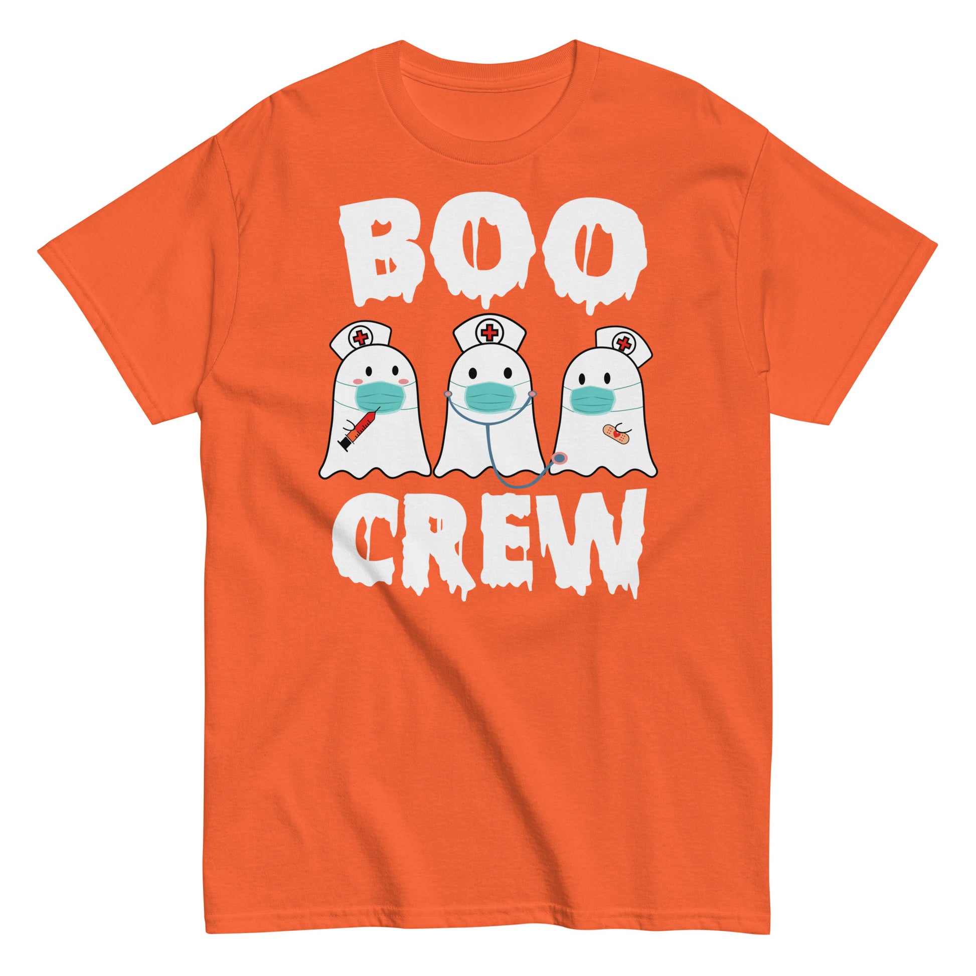 Ghostly Medical Charm: 'Boo Crew Nurse' Soft Tee
