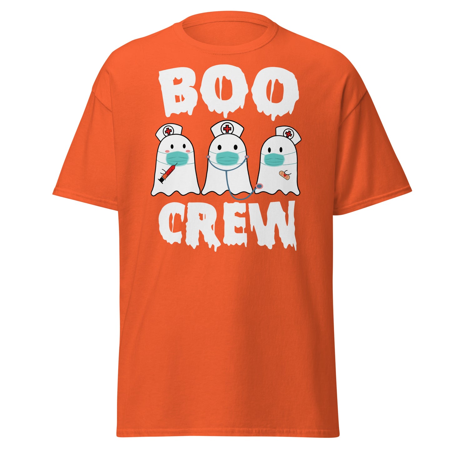 Ghostly Medical Charm: 'Boo Crew Nurse' Soft Tee