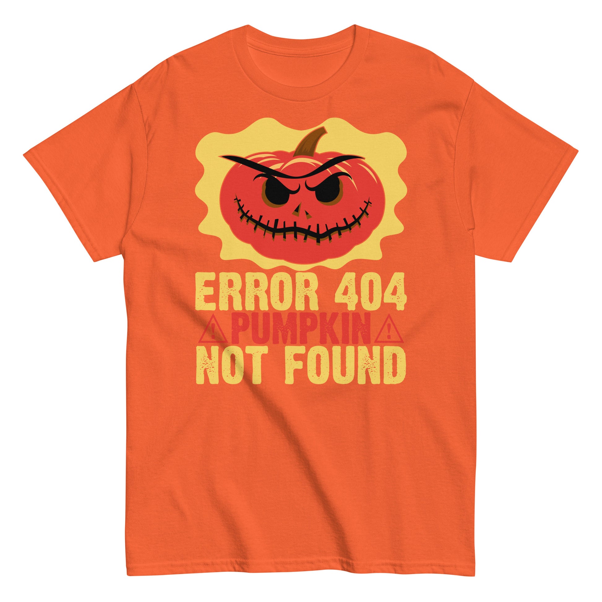 404 Pumpkin Not Found: Halloween Soft Tee - Embrace the Missing 🎃🤖