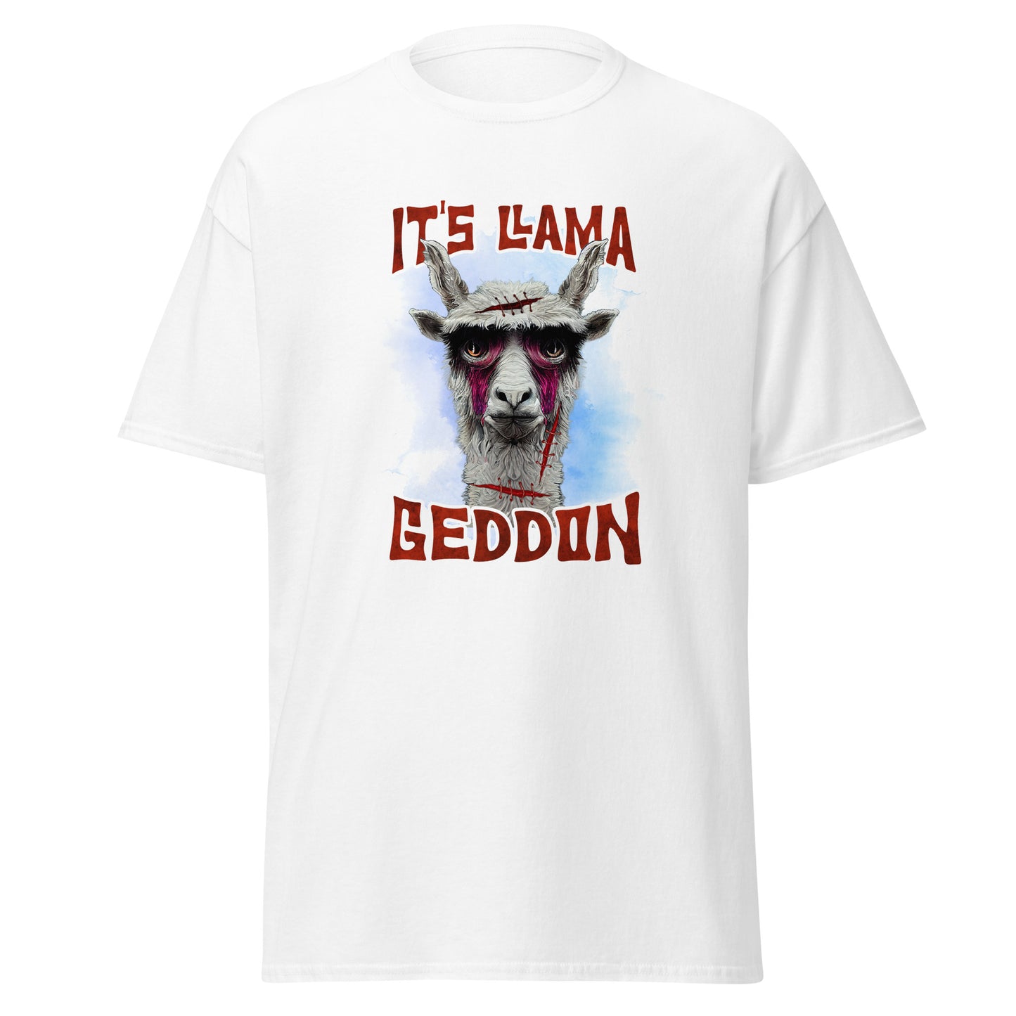 It'S Llamageddon Halloween Llama Zombie, camiseta de estilo suave de Halloween