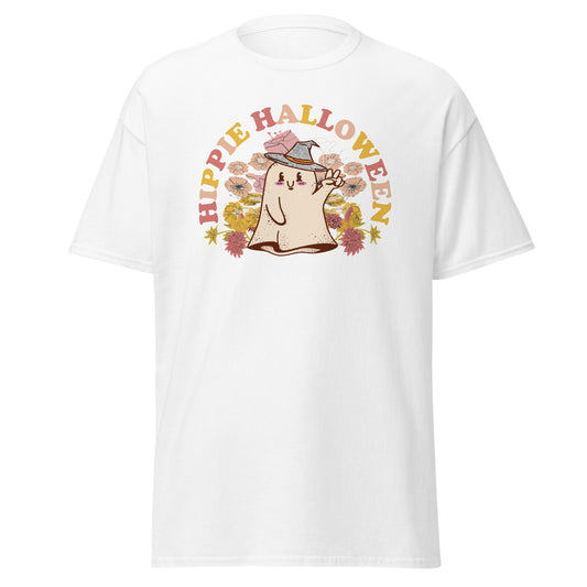 Hippie Halloween Ghost , Halloween T-Shirt