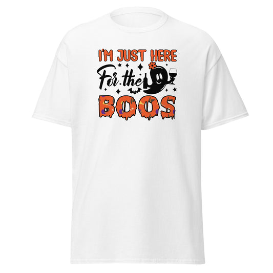 „I'm Just Here For The Boos Wine Drinking“, weiches Halloween-T-Shirt