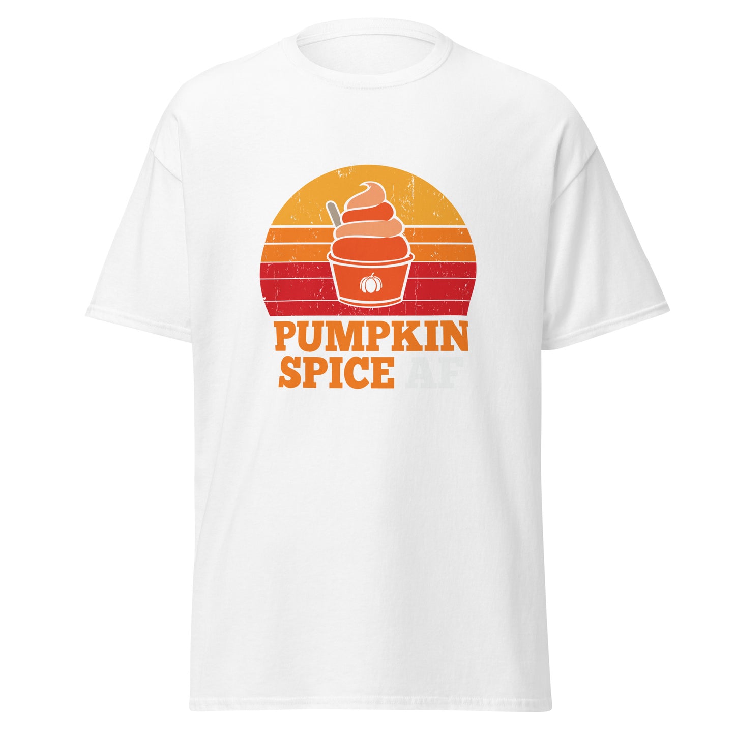 Pumpkin Spice Af, Halloween-Design, weiches T-Shirt aus schwerer Baumwolle