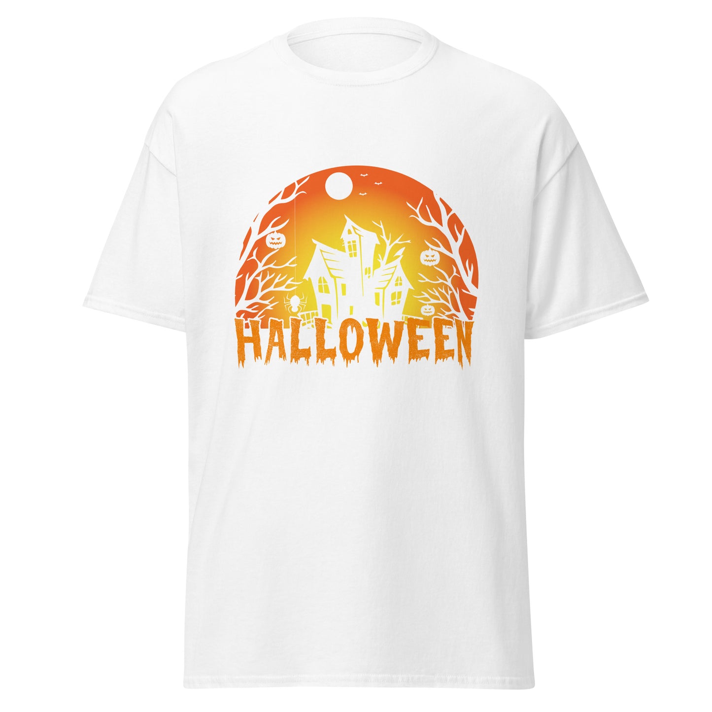 Scarry halloween, Camiseta de algodón pesado de estilo suave con diseño de Halloween