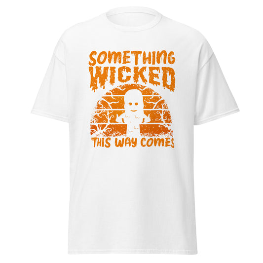 Something Wicked This Way Comes , Halloween Design Soft Style Heavy Cotton T-Shirt