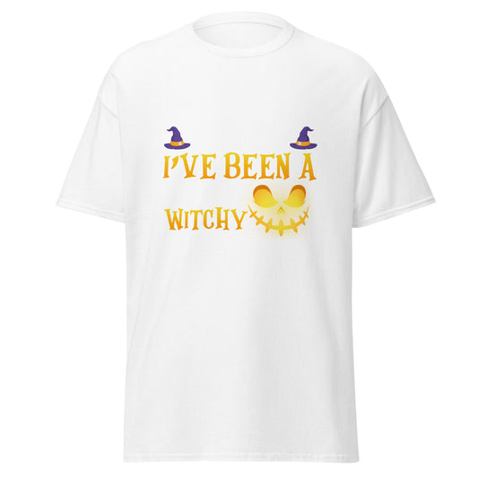 Sorry I've Been A Little Witchy , Halloween Design Soft Style Heavy Cotton T-Shirt