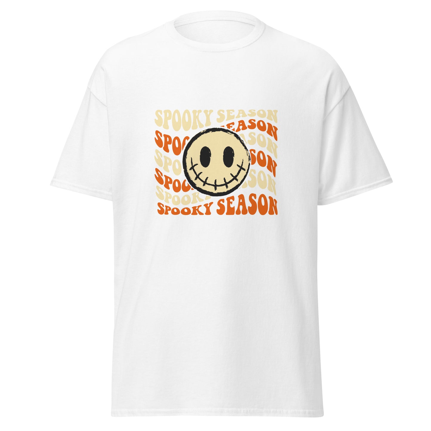 SPOOKY SEASON, Camiseta de algodón pesado de estilo suave con diseño de Halloween