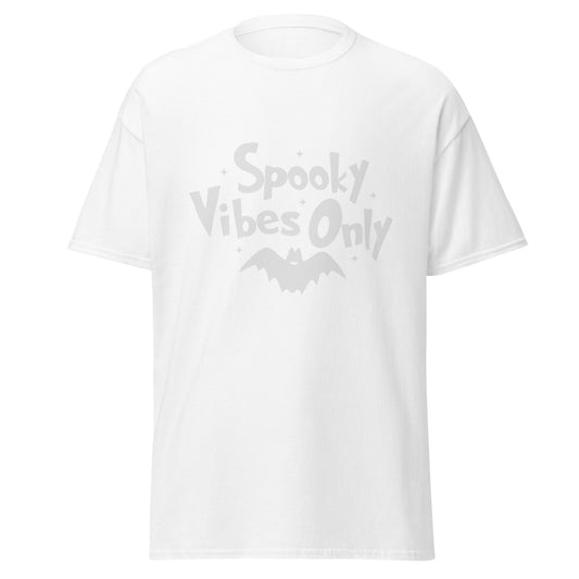 Spooky Vibes Only, camiseta de algodón pesado de estilo suave con diseño de Halloween