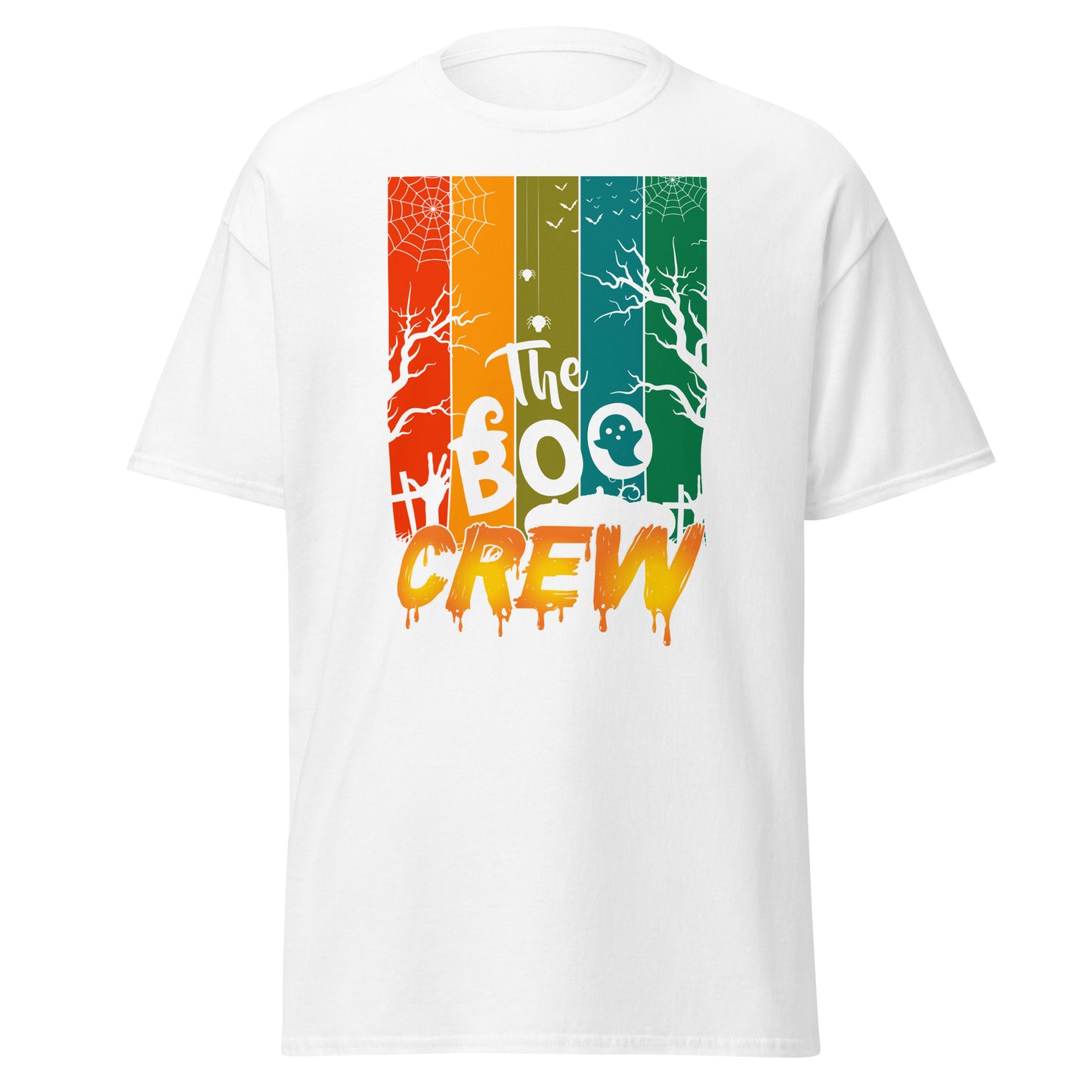 THE BOO CREW , Halloween Design Soft Style Heavy Cotton T-Shirt