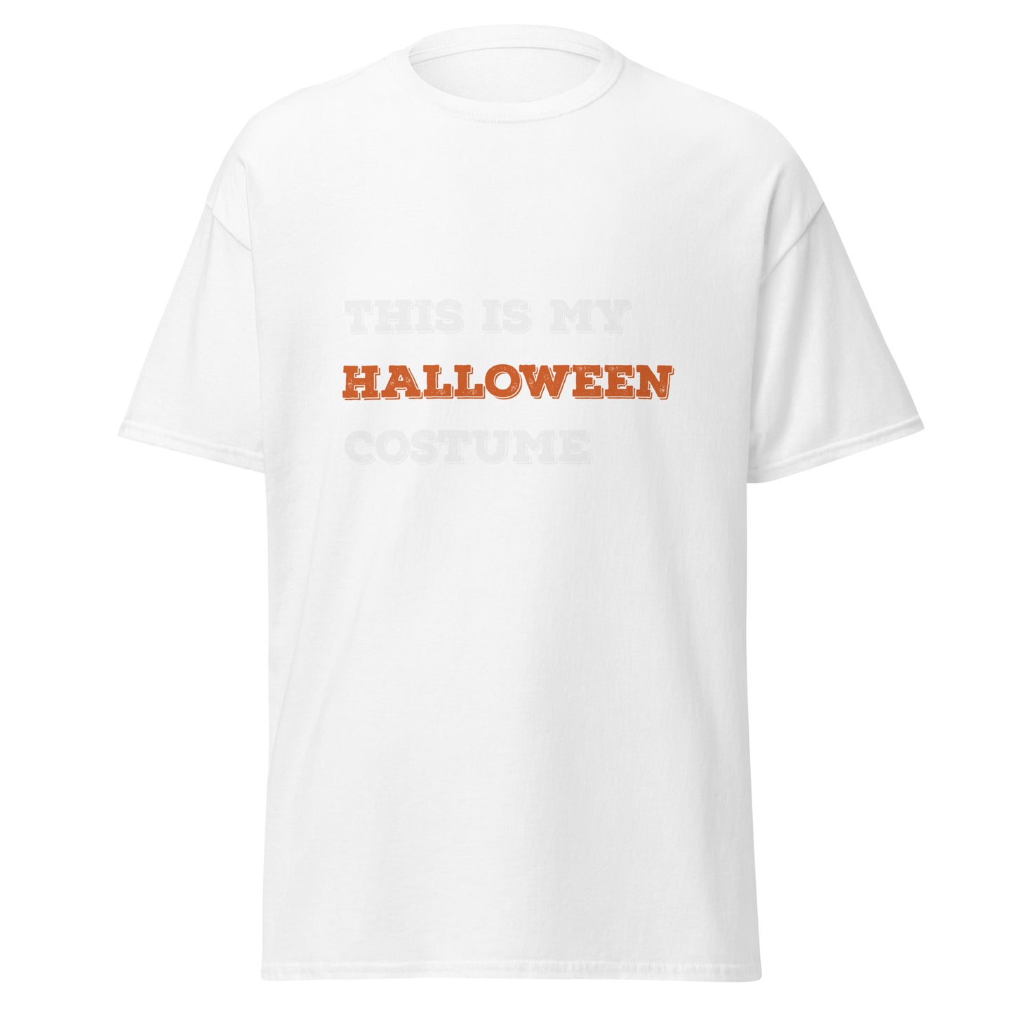 Este es mi disfraz de Halloween, camiseta de algodón pesado de estilo suave con diseño de Halloween