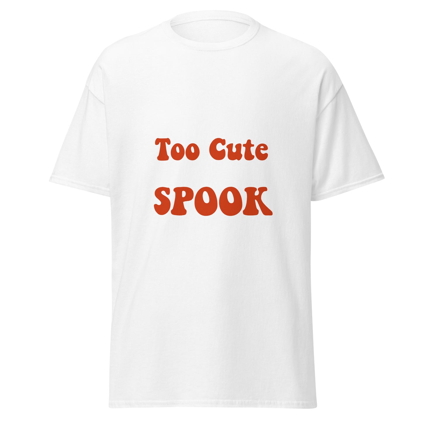 To Cute to Spook, weiches T-Shirt aus schwerer Baumwolle im Halloween-Design