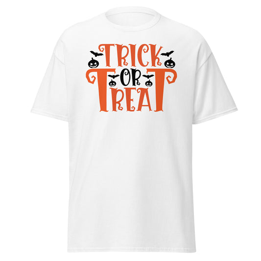 Truco o trato de Halloween, camiseta de algodón pesado de estilo suave con diseño de Halloween