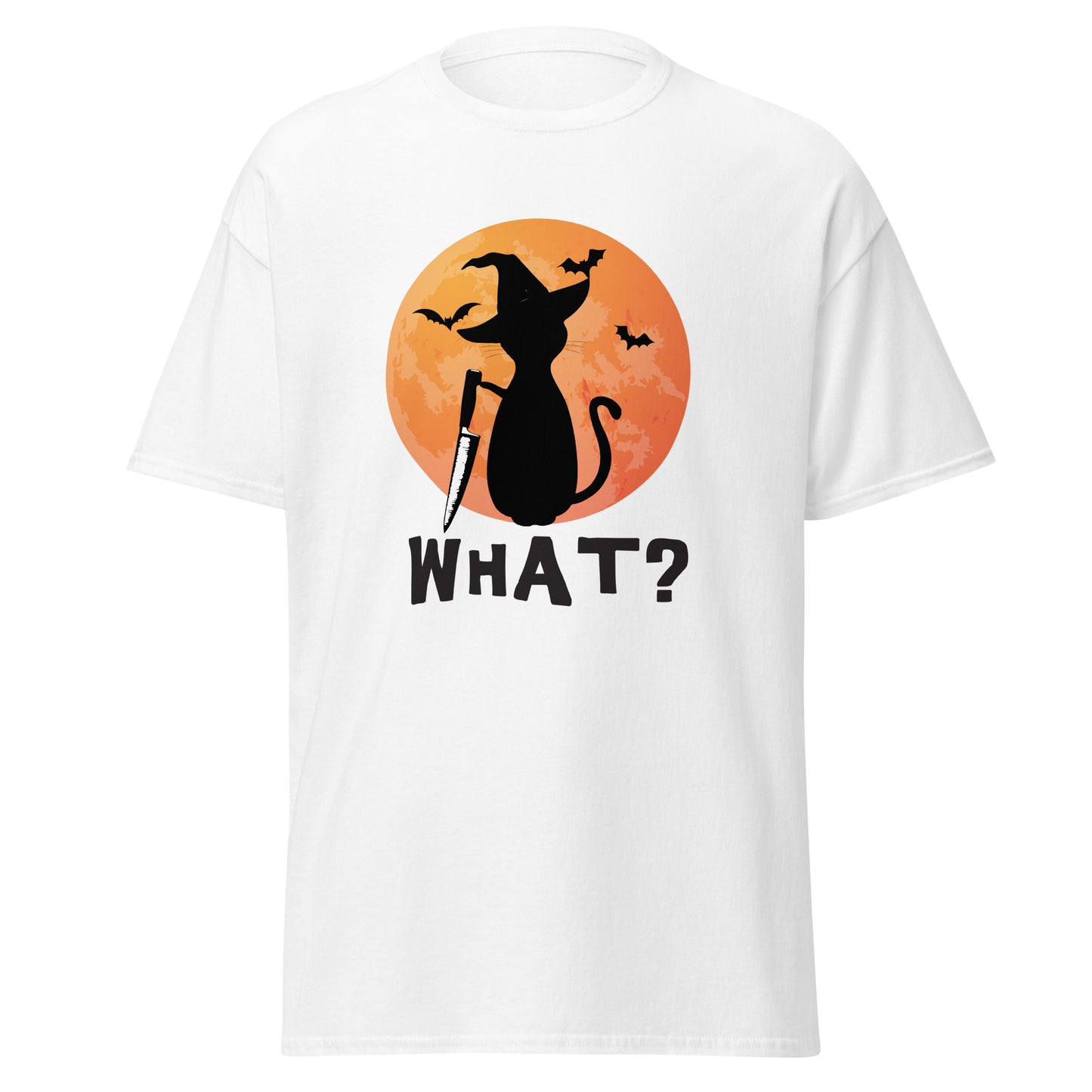 what , Halloween Design Soft Style Heavy Cotton T-Shirt