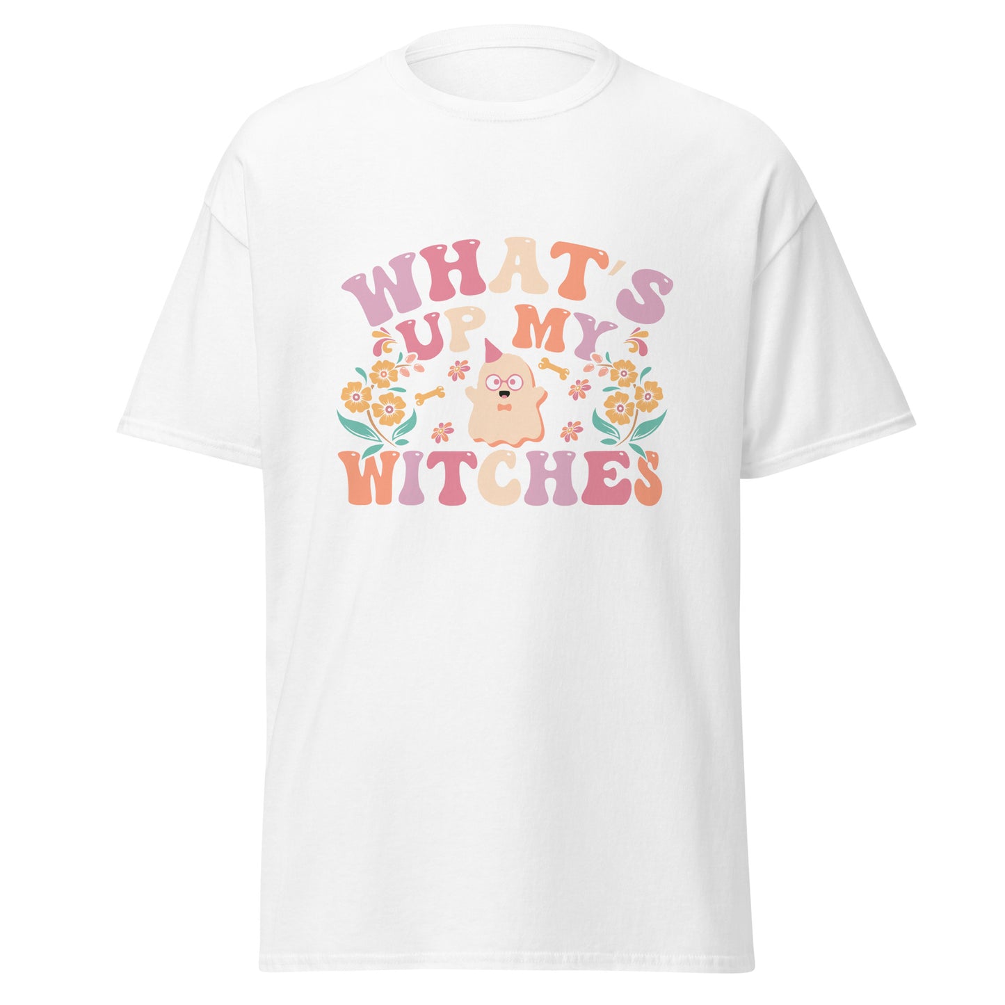 what's up my witches , Halloween Design Soft Style Heavy Cotton T-Shirt
