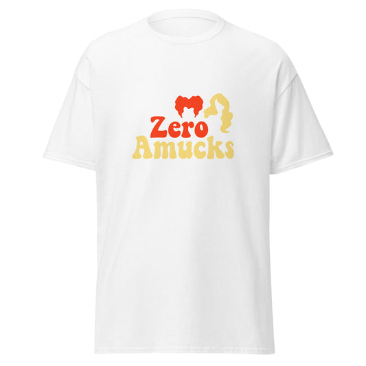 Zero Amucus Given , Halloween Design Soft Style Heavy Cotton T-Shirt