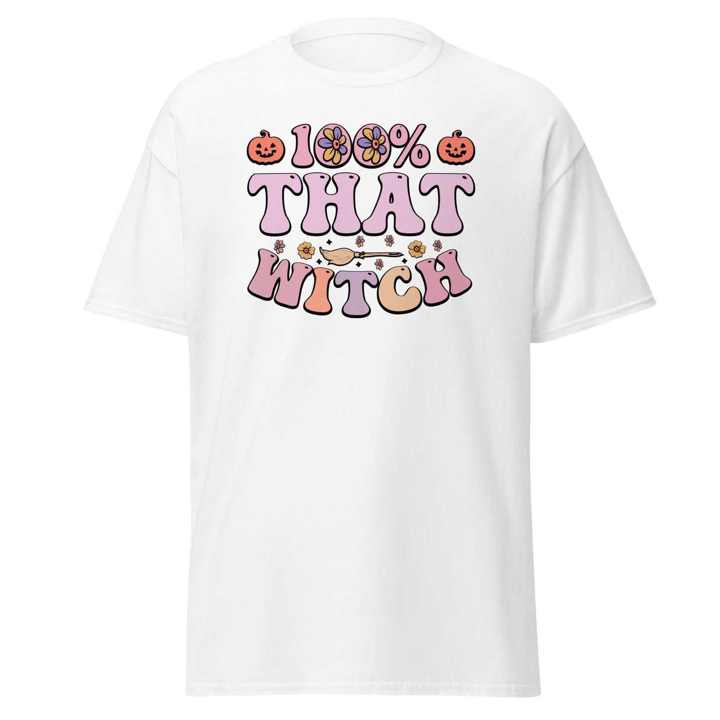 Witchy Vibes: '100% That Witch' Tee | Halloween Chic