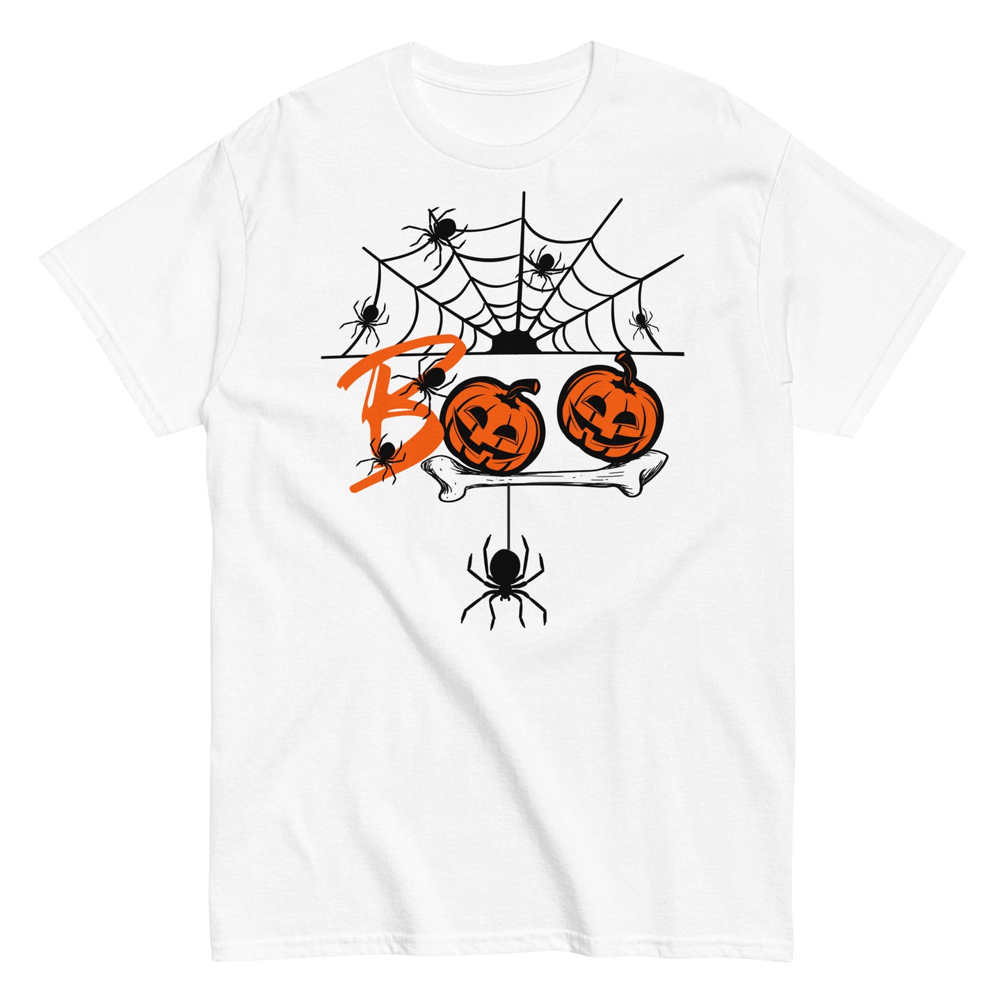 Ghostly Vibes: 'BOO' Halloween Soft Tee