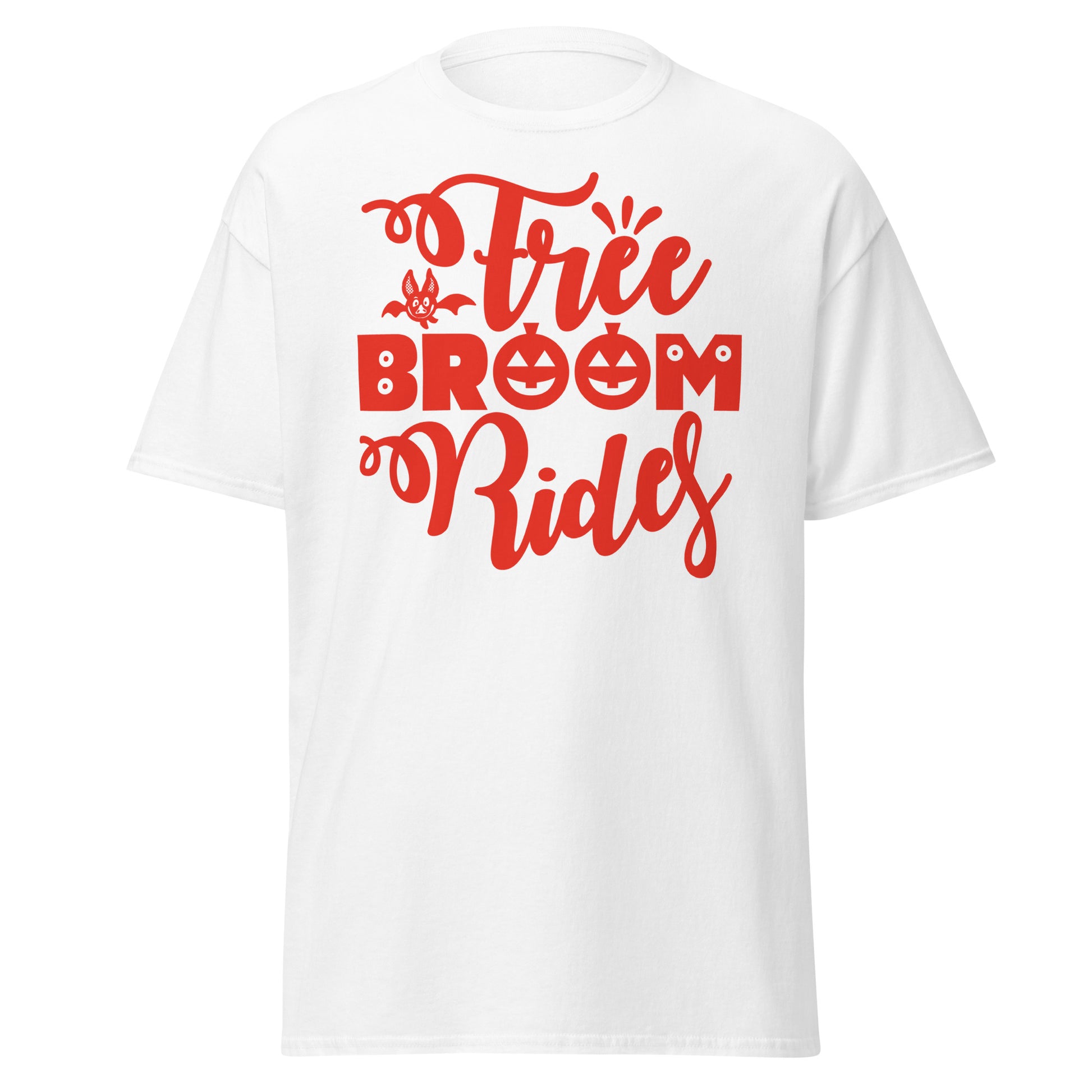 Fly into Fun, Halloween Soft Style Tee - Free Broom Rides