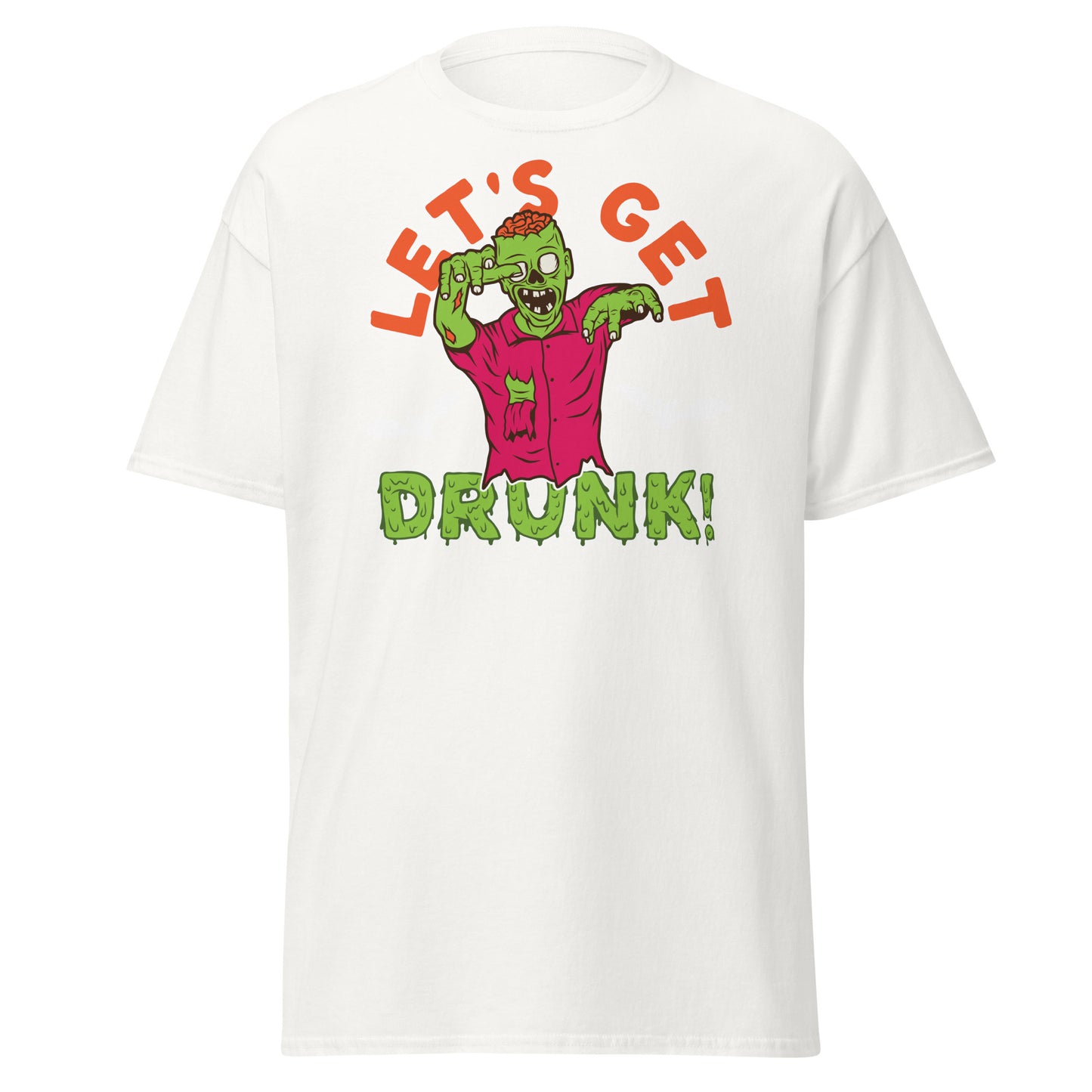 Let's Get Drunk, Halloween-Design, weiches T-Shirt aus schwerer Baumwolle