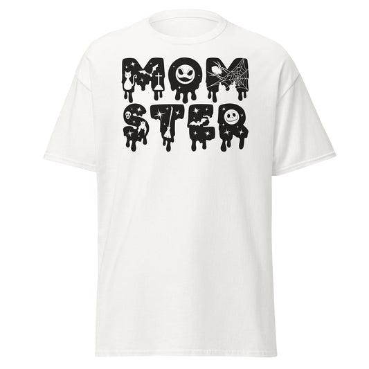 Momster, camiseta de algodón pesado de estilo suave con diseño de Halloween