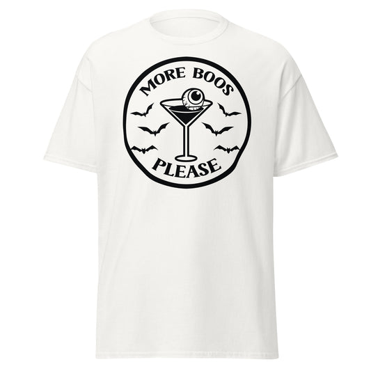 More Boos Please , Halloween Design Soft Style Heavy Cotton T-Shirt