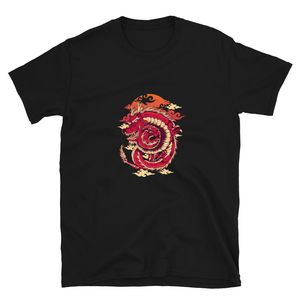 Red Dragon Japan Traditional Fit Unisex Softstyle T-Shirt