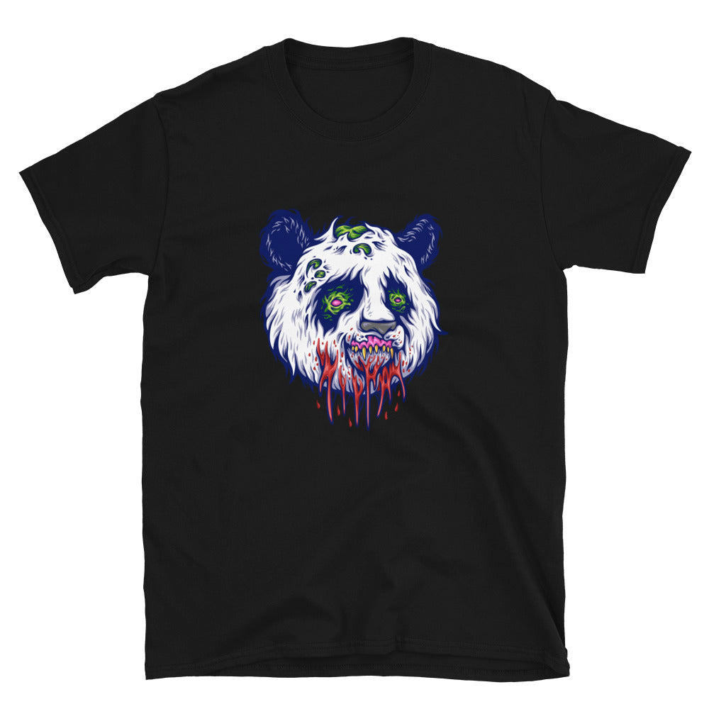 Scary panda head monster Fit Unisex Softstyle T-Shirt