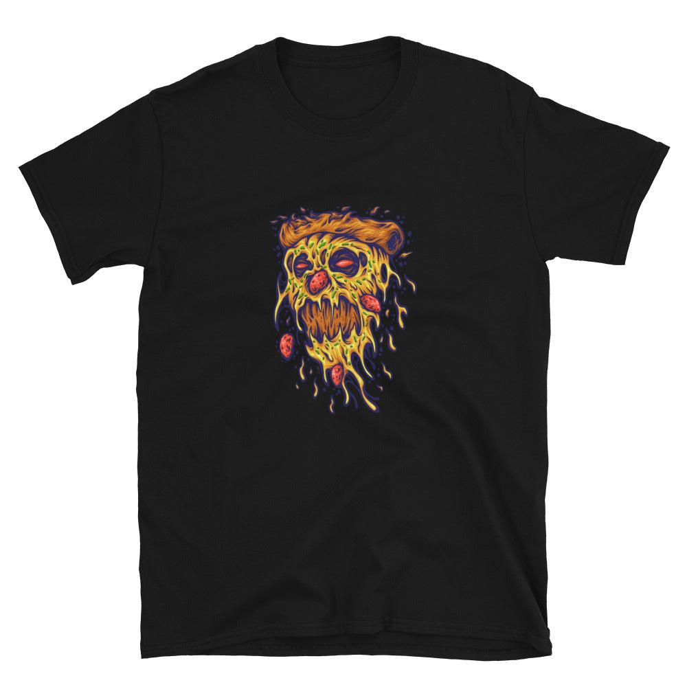 Scary monster pizza slice Fit Unisex Softstyle T-Shirt