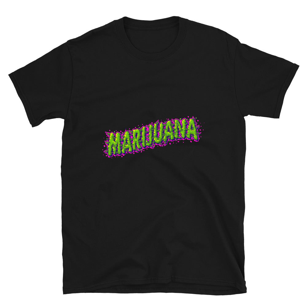 Weed lettering text effect Fit Unisex Softstyle T-Shirt