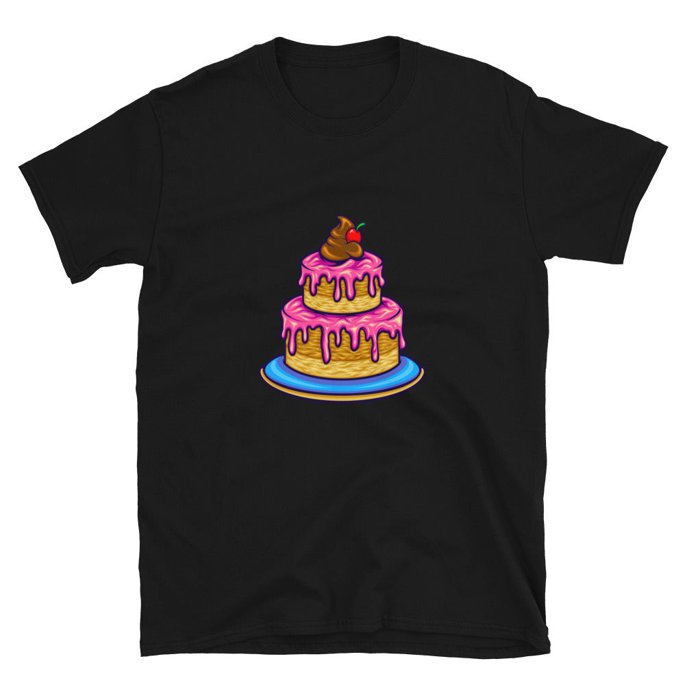 Strawberry birthday cherry cake Fit Unisex Softstyle T-Shirt