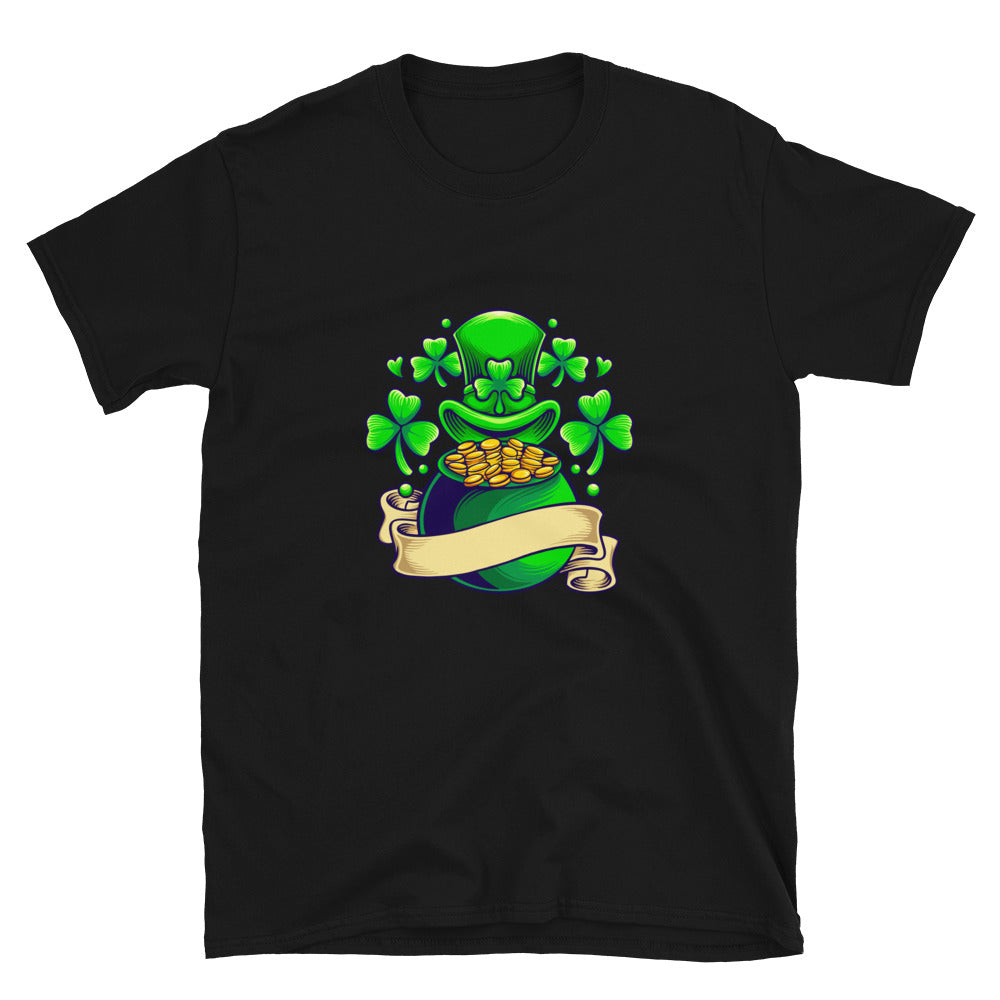 St. Patricks Gelddosen mit Vintage-Band Fit Unisex Softstyle T-Shirt