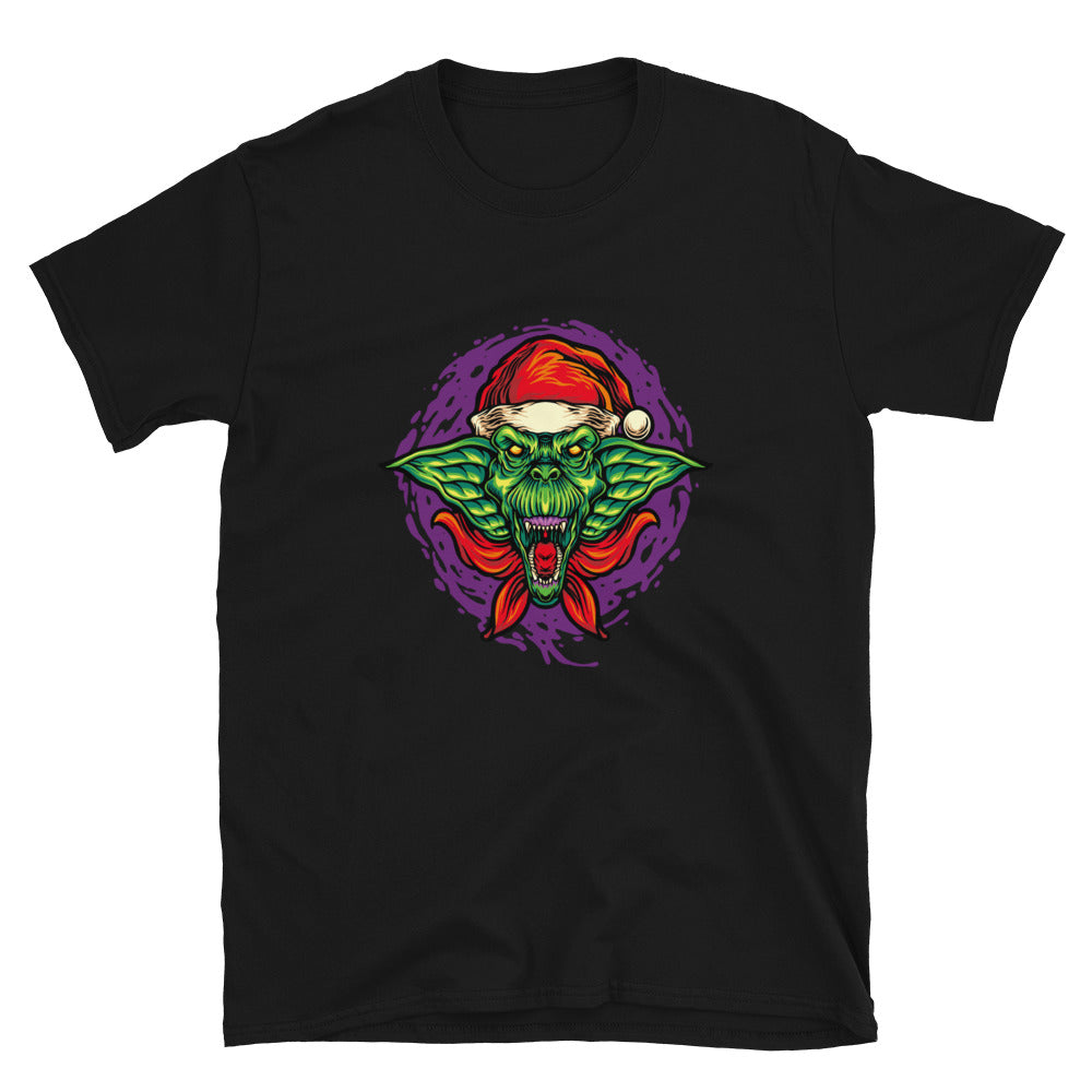 Gruseliges Kobold-Weihnachtsmütze-passendes Unisex-Softstyle-T-Shirt