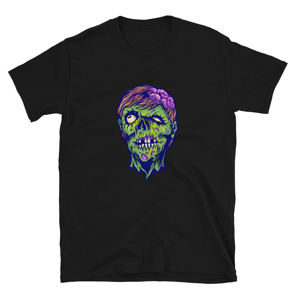 Vintage Zombie Horror Fit Unisex Softstyle T-Shirt