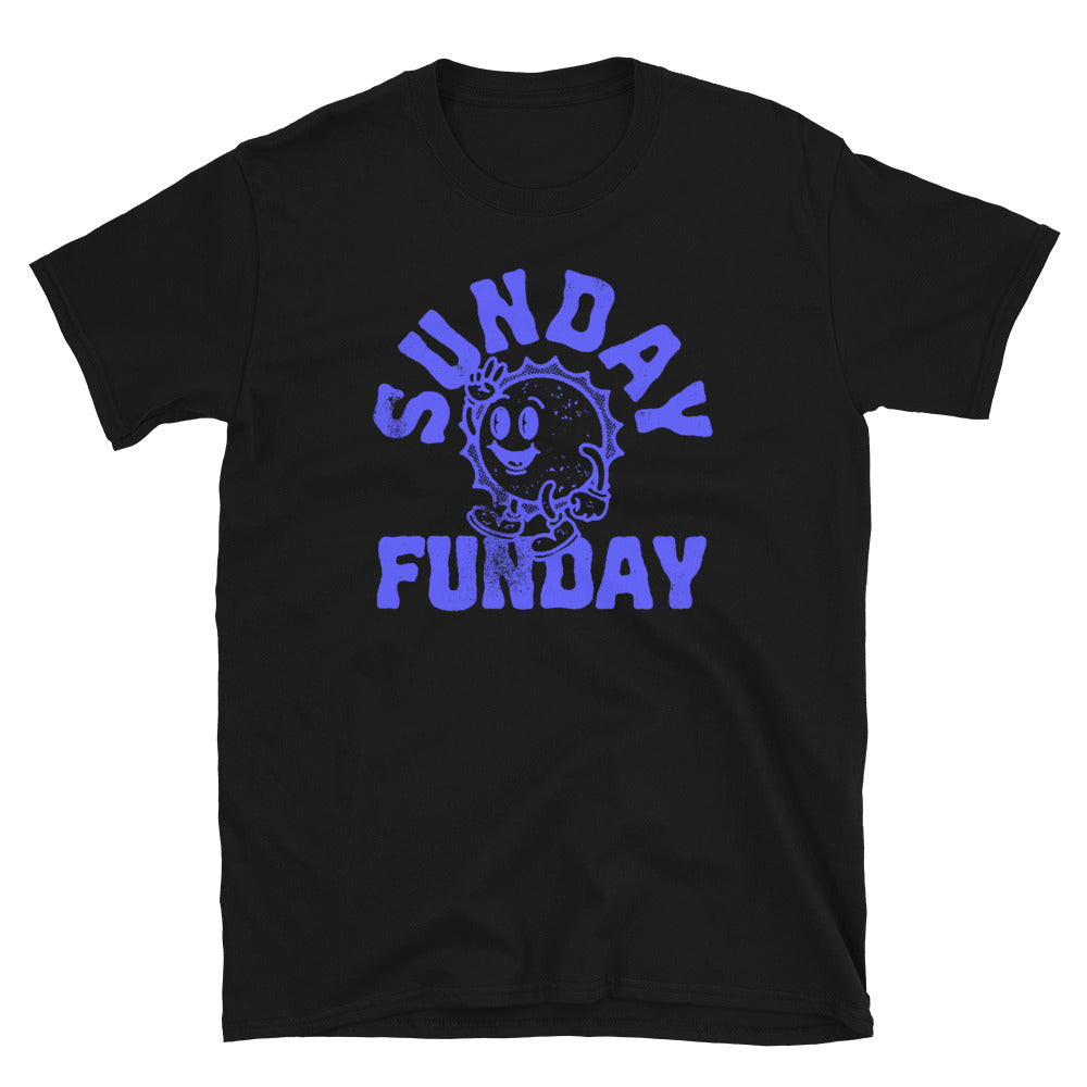 Sunday Funday Cute Vintage Sun Fit Unisex Softstyle T-Shirt