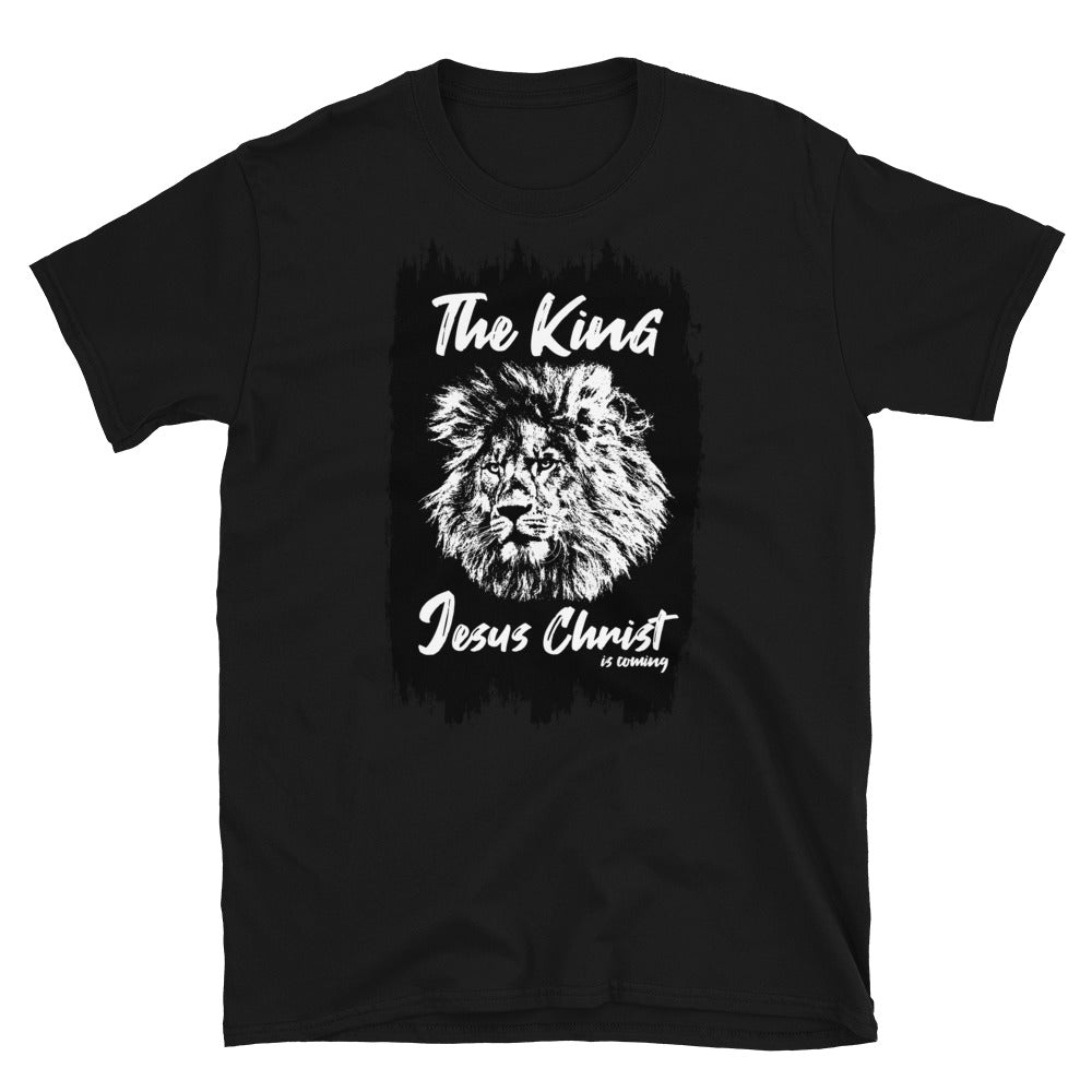 The King Jesus Christ is Coming Fit Unisex Softstyle T-Shirt