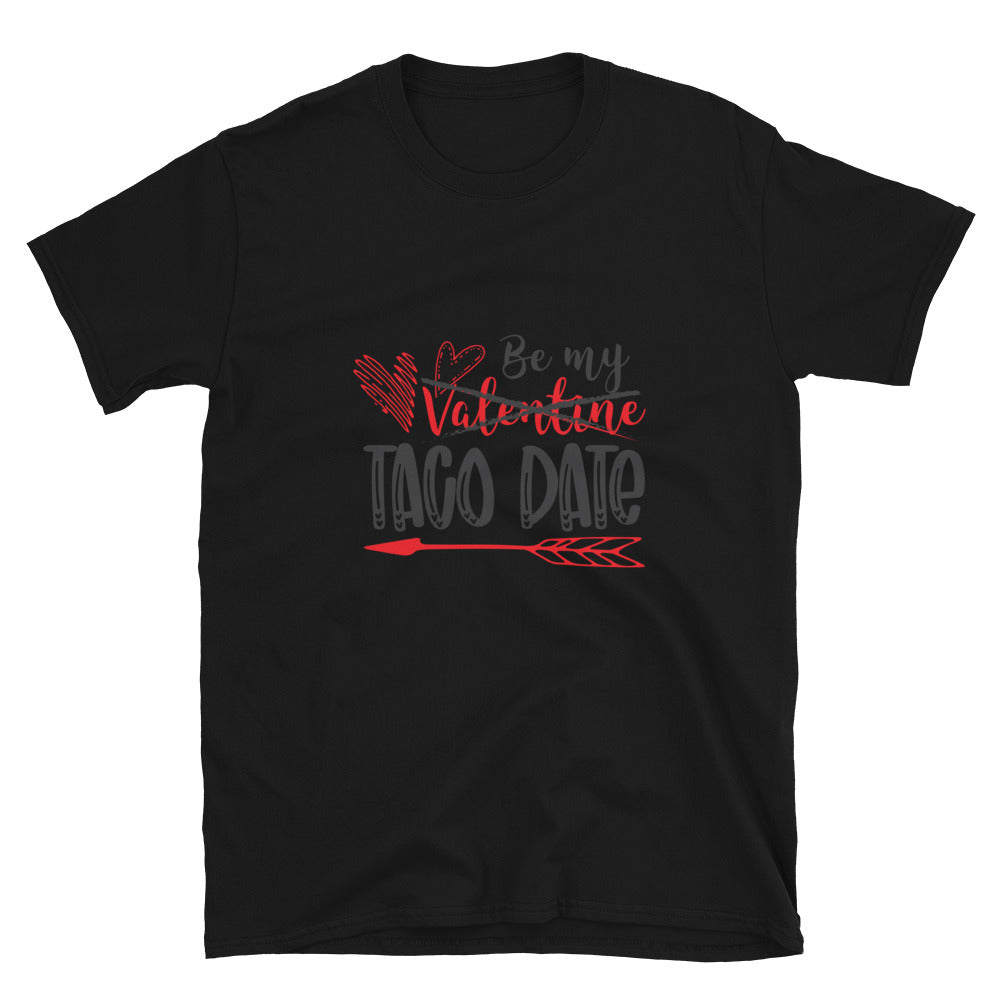 Taco Date, Cute Valentine Fit Unisex Softstyle T-Shirt