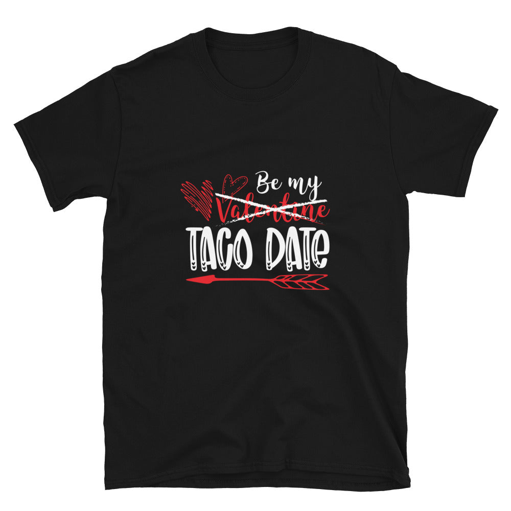Taco Date, Cute Valentine Fit Unisex Softstyle T-Shirt