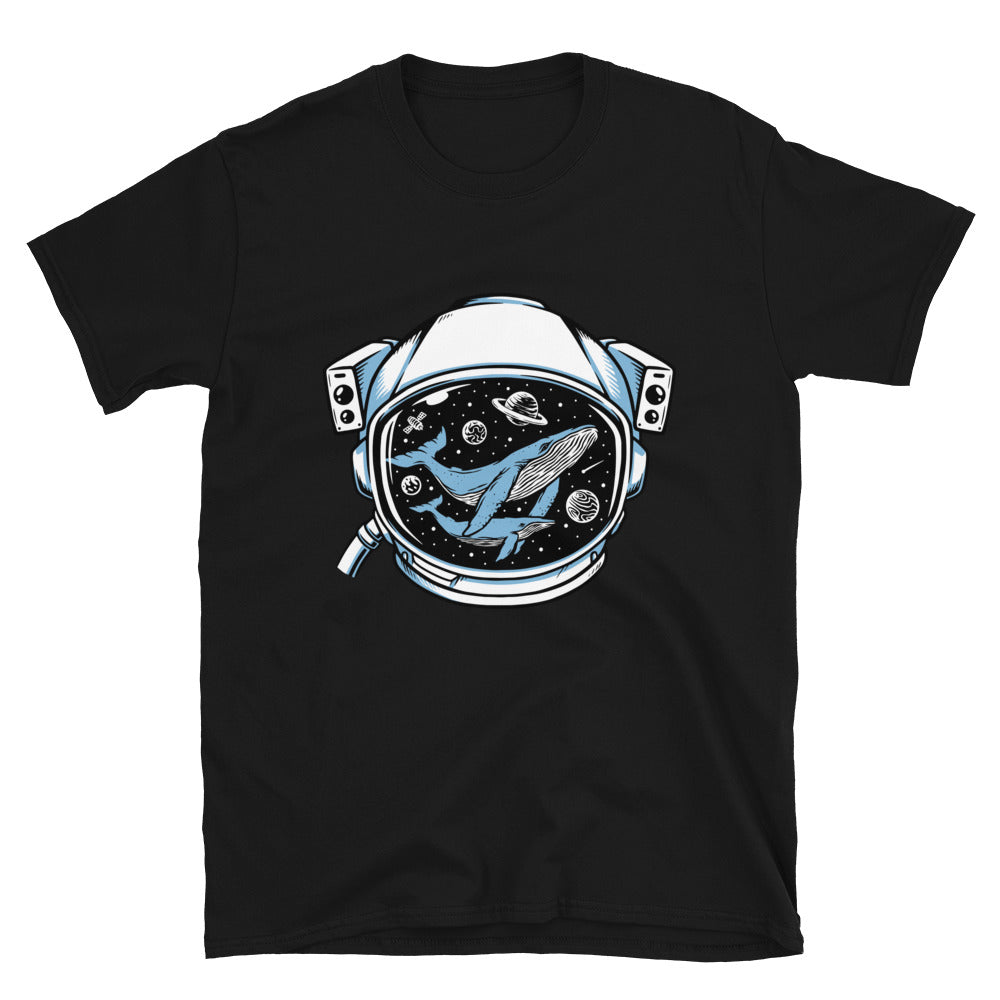 Wal im Astronautenhelm Fit Unisex Softstyle T-Shirt