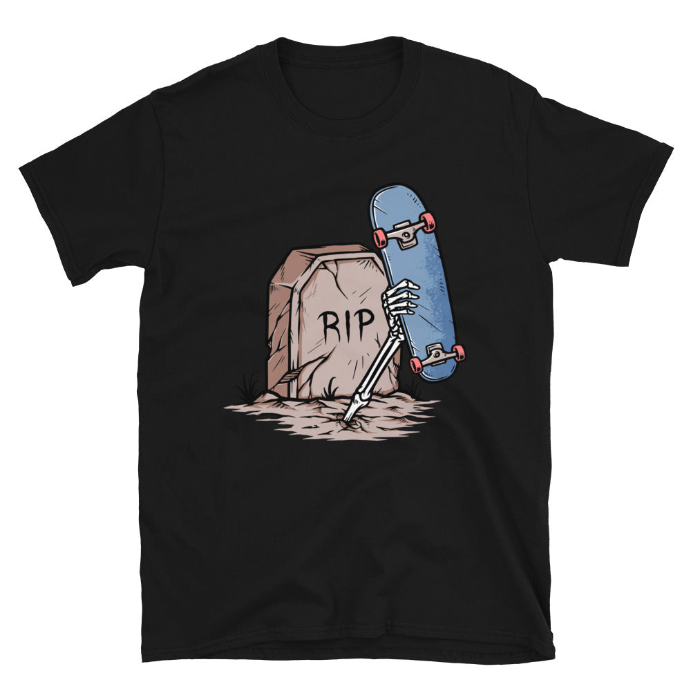 Skate till death Fit Unisex Softstyle T-Shirt