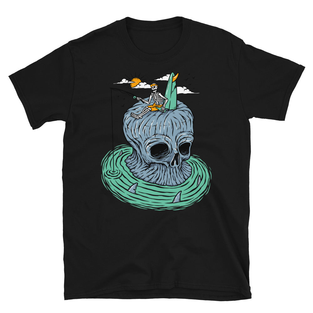 Fishing on Skull Island - Fit Unisex Softstyle T-Shirt
