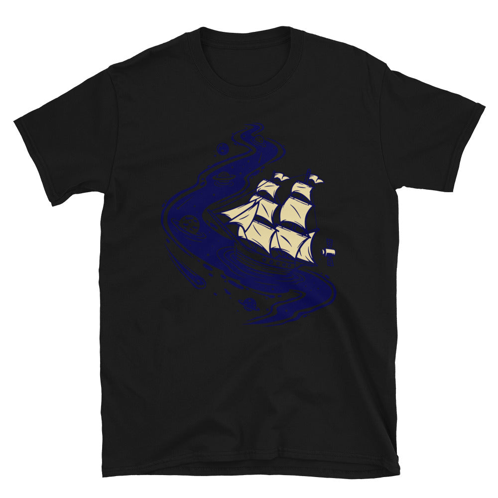 Sail into space Fit Unisex Softstyle T-Shirt