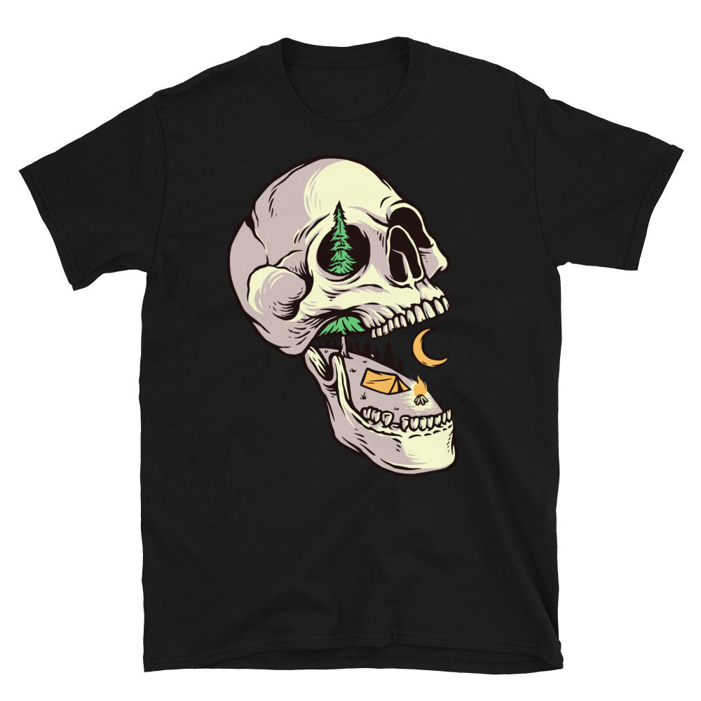 Camiseta unisex Softstyle con diseño de calavera