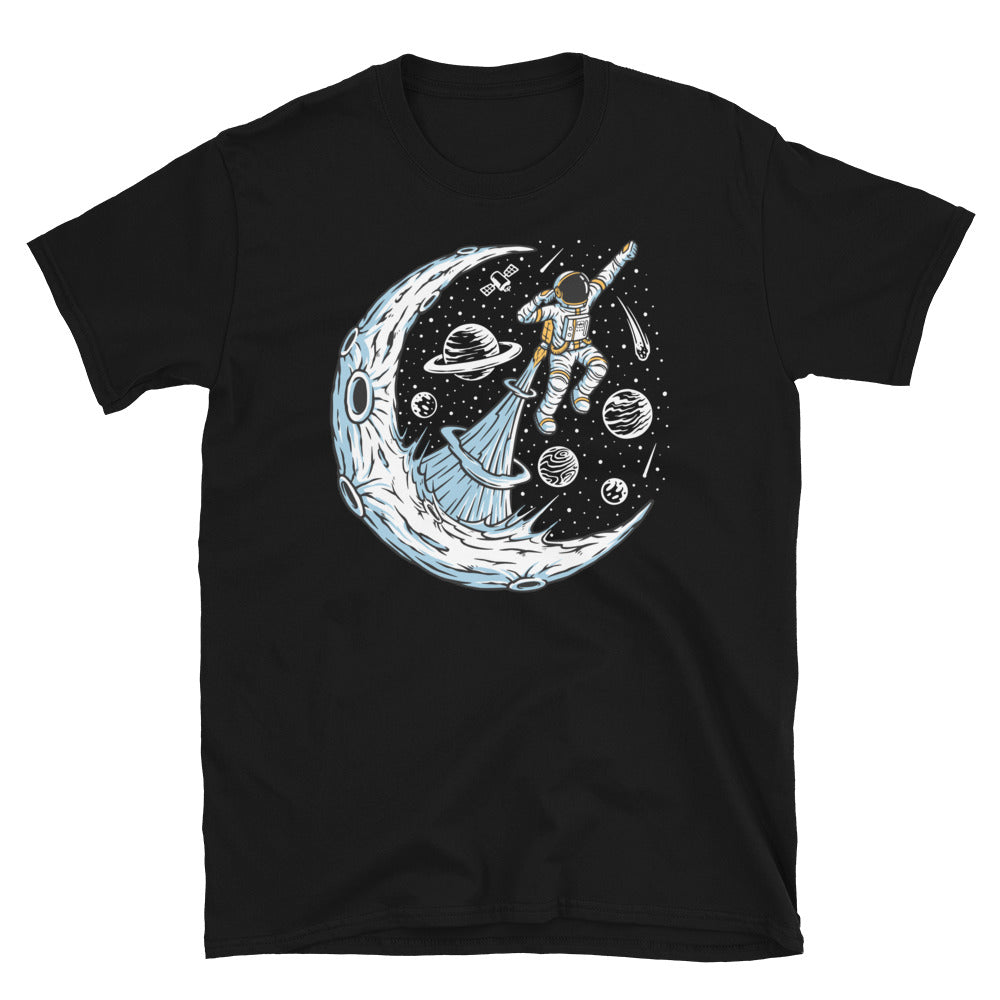 Astronauts Flying of the Moon - Fit Unisex Softstyle T-Shirt