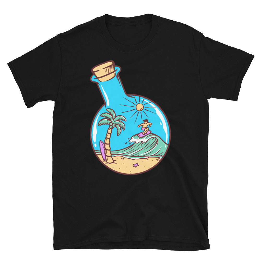 Beach inside a  Bottle - Fit Unisex Softstyle T-Shirt
