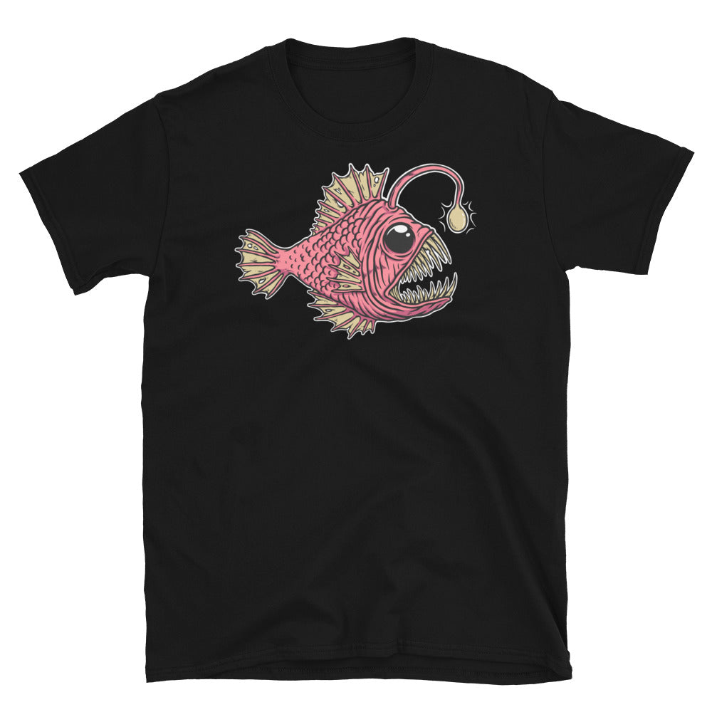 Deep Sea Fish, Scary - Fit Unisex Softstyle T-Shirt