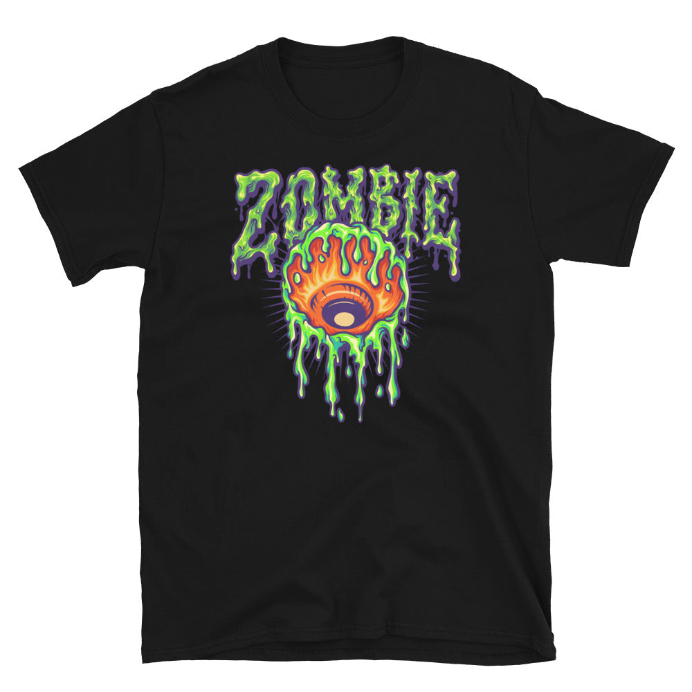 Eye Melt Zombie - Fit Unisex Softstyle T-Shirt
