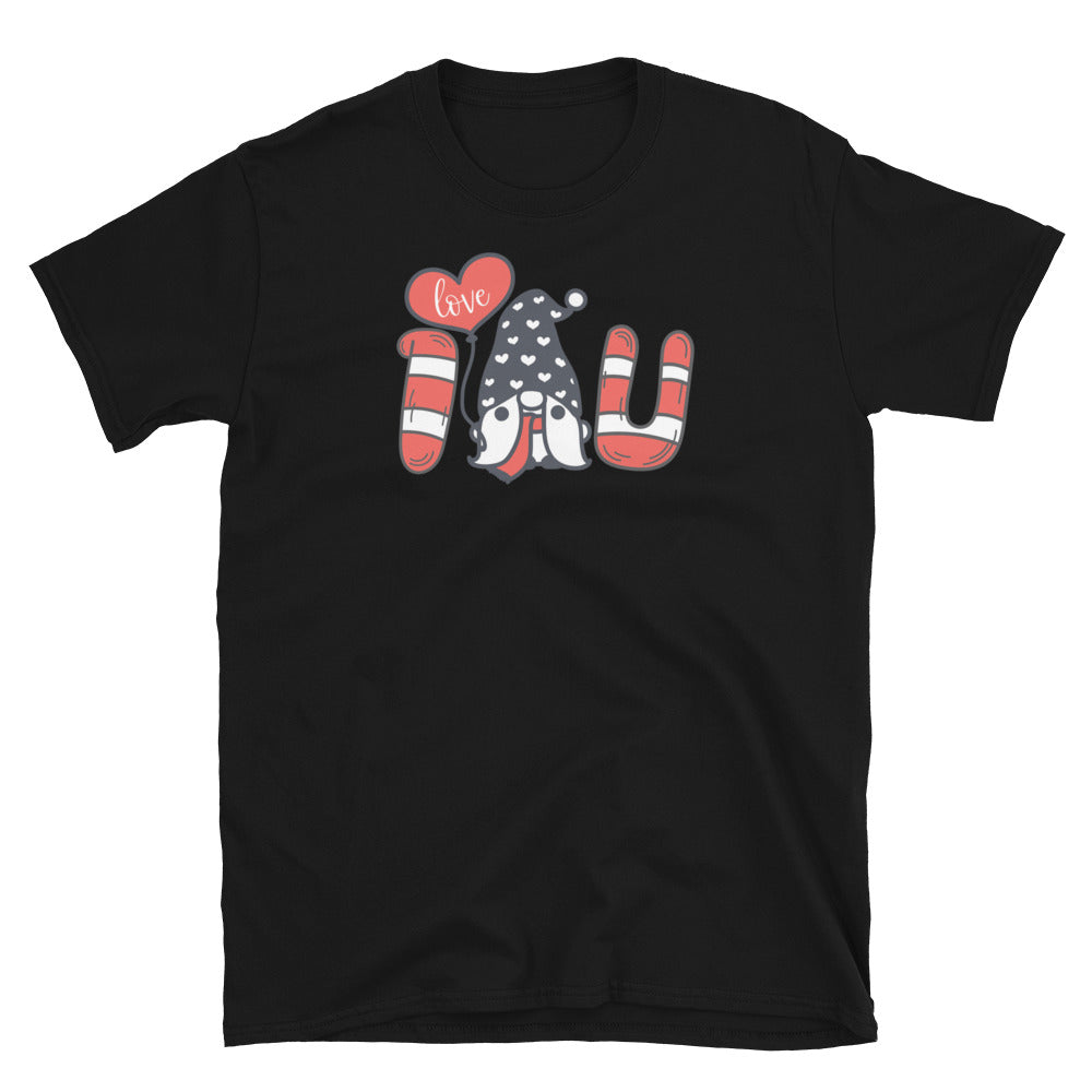 I Love You Gnome Valentine - Fit Unisex Softstyle T-Shirt