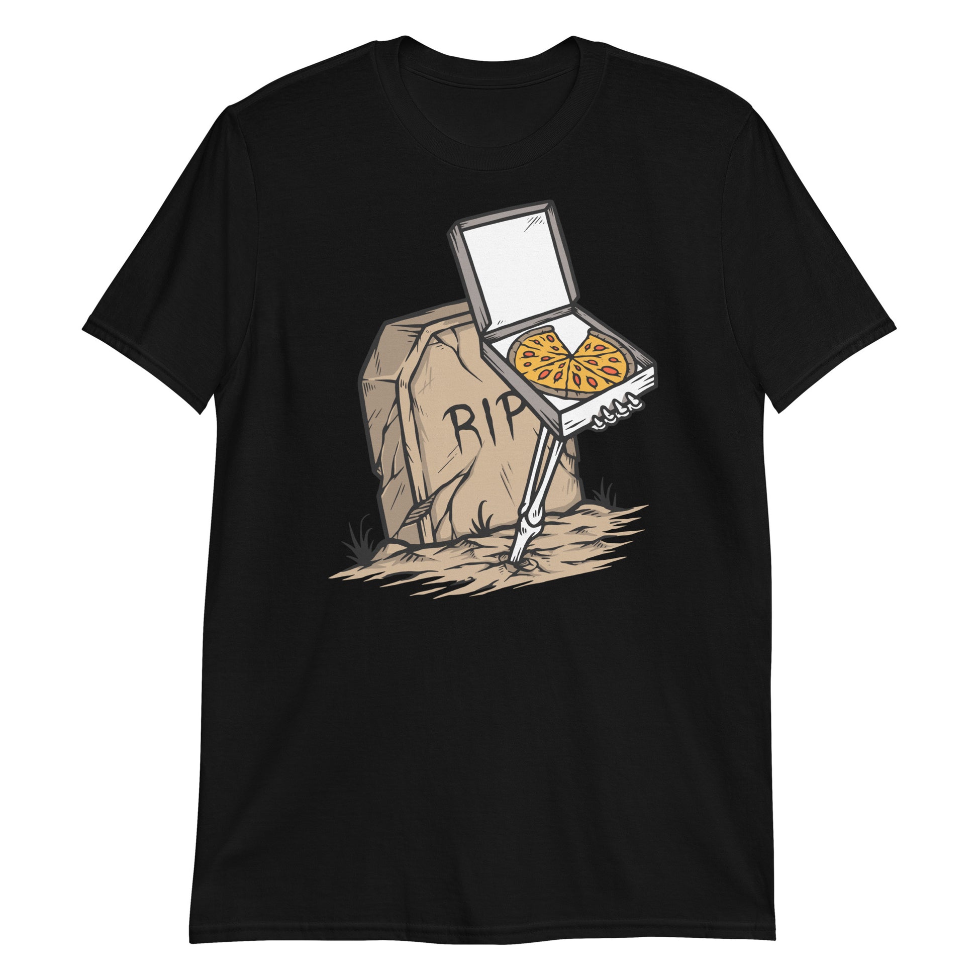 Horror pizza Fit Unisex Softstyle T-Shirt